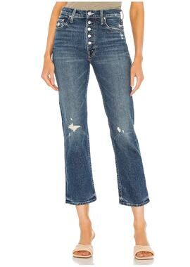 Mother Superior The Pixie Tomcat Ankle Born to Bite Denim Jeans Size 27